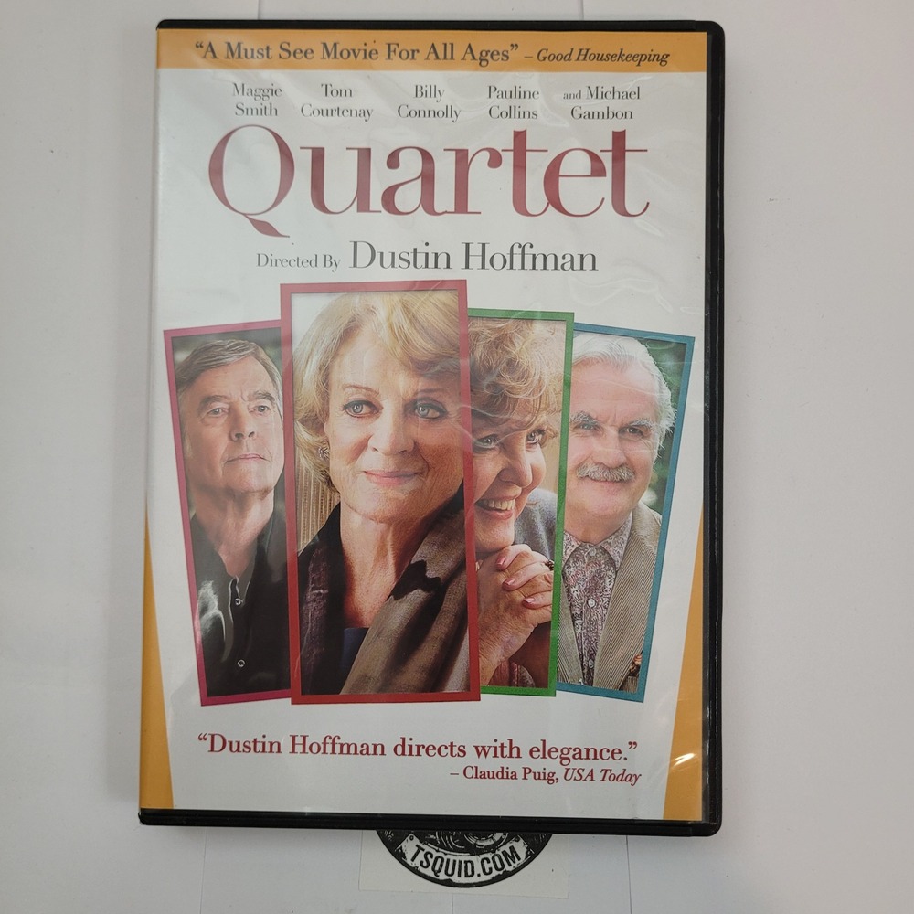 Anchor Bay Quartet DVD Maggie Smith Dustin Hoffman Widescreen Comedy Drama